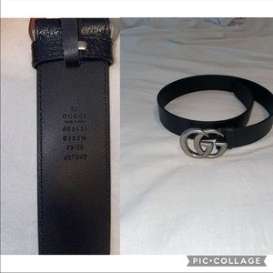Gucci belt wide leather